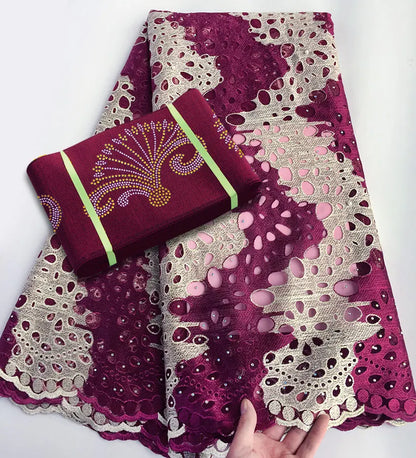 Tela de encaje de tul africano con bordado de plata roja, tela francesa, prenda tradicional nigeriana, vestido de noche para bodas