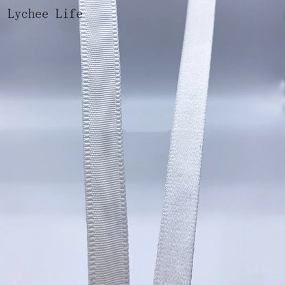 Lychee Life 5Yards Boning Corset Cover Tunnel Tape for Bra Underwear Ribbon Lace Wedding Dress Diy Sewing Accessories