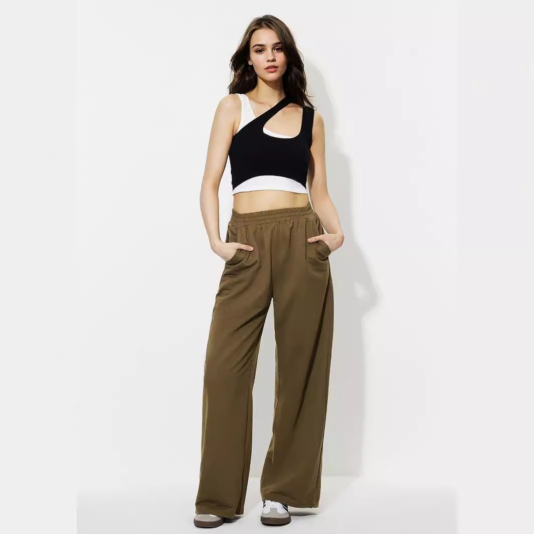 Ropa de mujer Love Casual Pantalones casuales sueltos