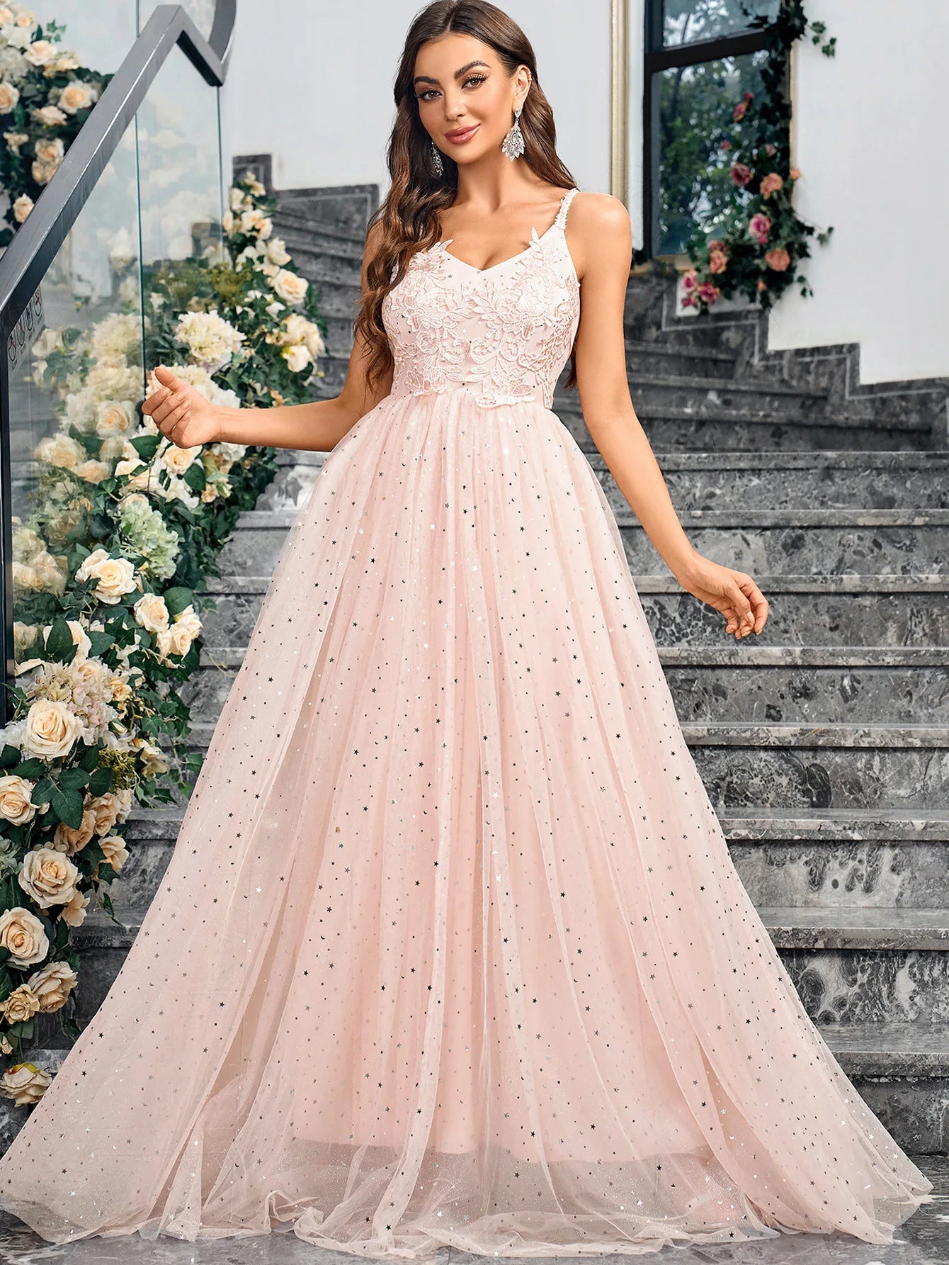 Robe d'été sexy à paillettes pour femmes, dos nu, longue, élégante, vintage, robe de mariée, de luxe, de club, de fête d'anniversaire, 2024