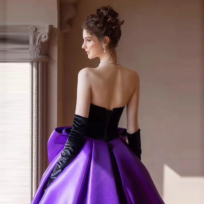 Strapless Evening Dress prom dress свадебное платье Bridal Dress formal dress for wedding ball gown Elegant Vestido De Noiva