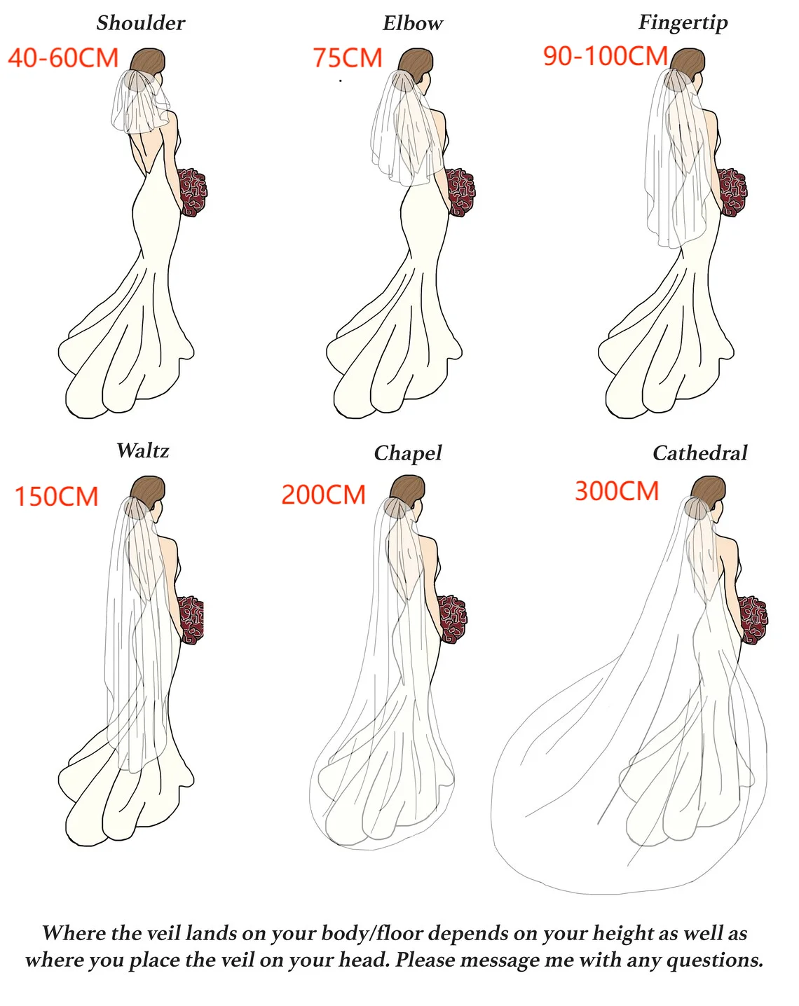 v118 Voile de mariée court festonné à bord en cristal Voile de mariage de mariée 1 niveau Longueur de hanche Strass Perles Robes de mariée Accessoires