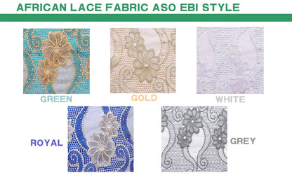 French African Laces 2024 Aso Ebi Lace Styles Nigerian Fabric Lace for Women Wedding Dress White Tulle Net Lace Fabrics