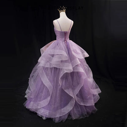 Robe de bal princesse licou Cendrillon robe de mariée mariée avec corset dos robes pour femmes robes de soirée performance