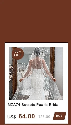 Velo de novia con borde de cuentas V197, velo de novia con diamantes de imitación y perlas, abalorios y perlas pequeñas, 1 capa, accesorios suaves para vestidos de novia