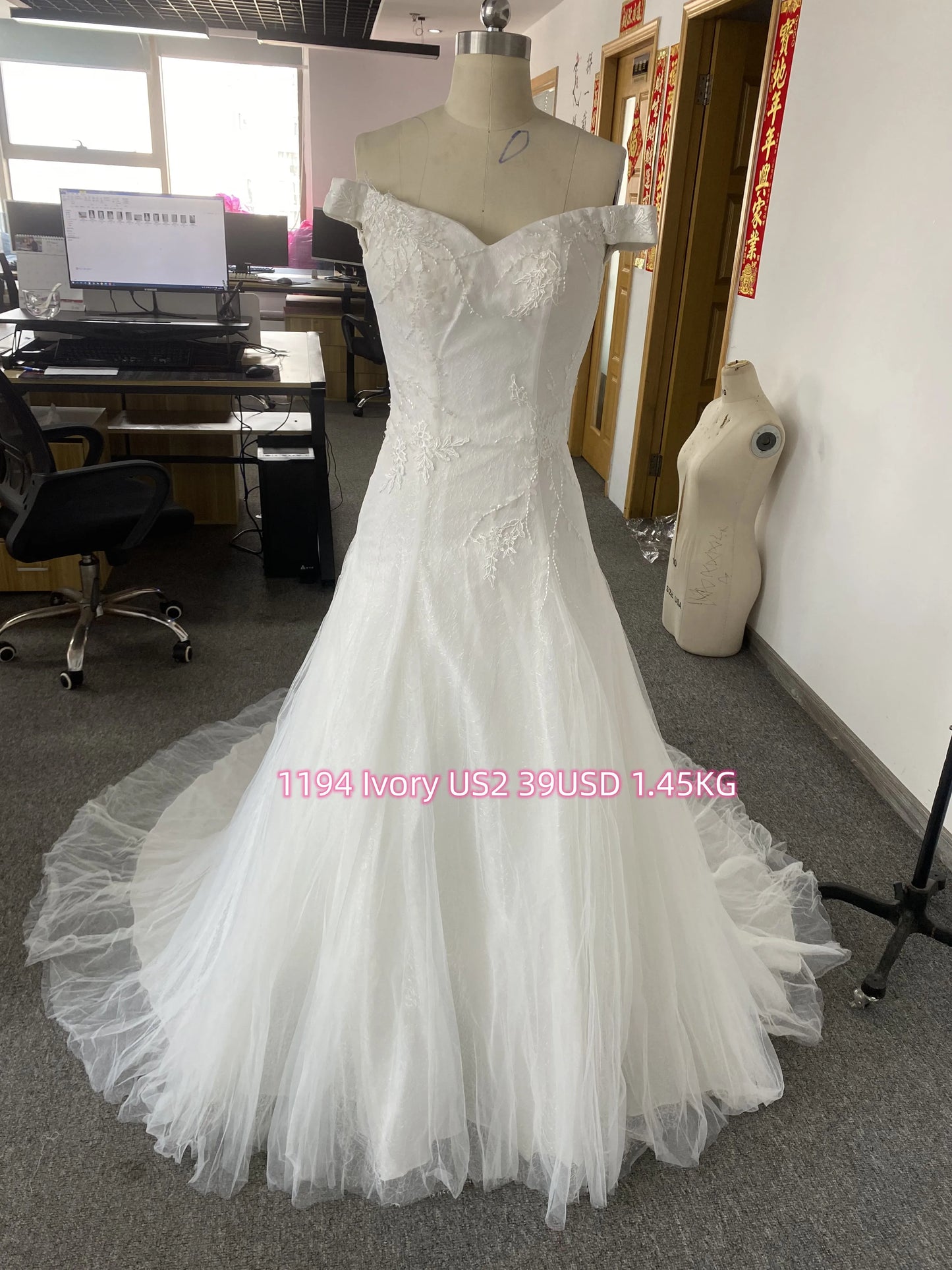 CloverBridal Barato Fuera del Hombro elbise vestidos baratos con envío gratis Robe Mariée Glitter Lentejuelas suknia ślubna 1194