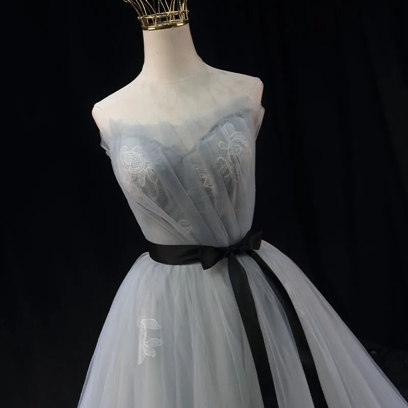 Robe de bal princesse à épaules dénudées Cendrillon Robe de mariée verte avec corset au dos Robes pour femmes Robes de soirée