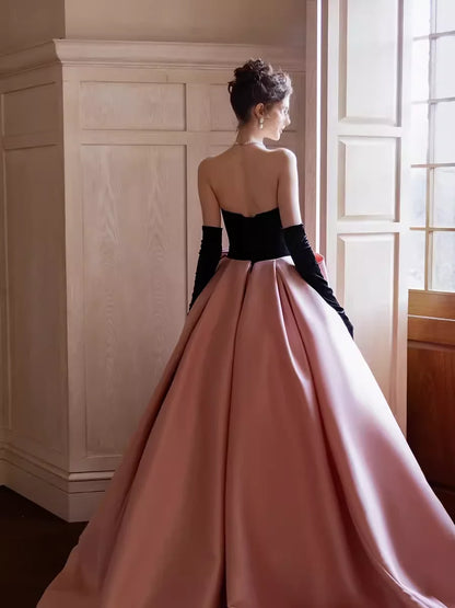 Robe De soirée sans bretelles, robe De bal, robe De mariée formelle pour mariage, robe De bal élégante