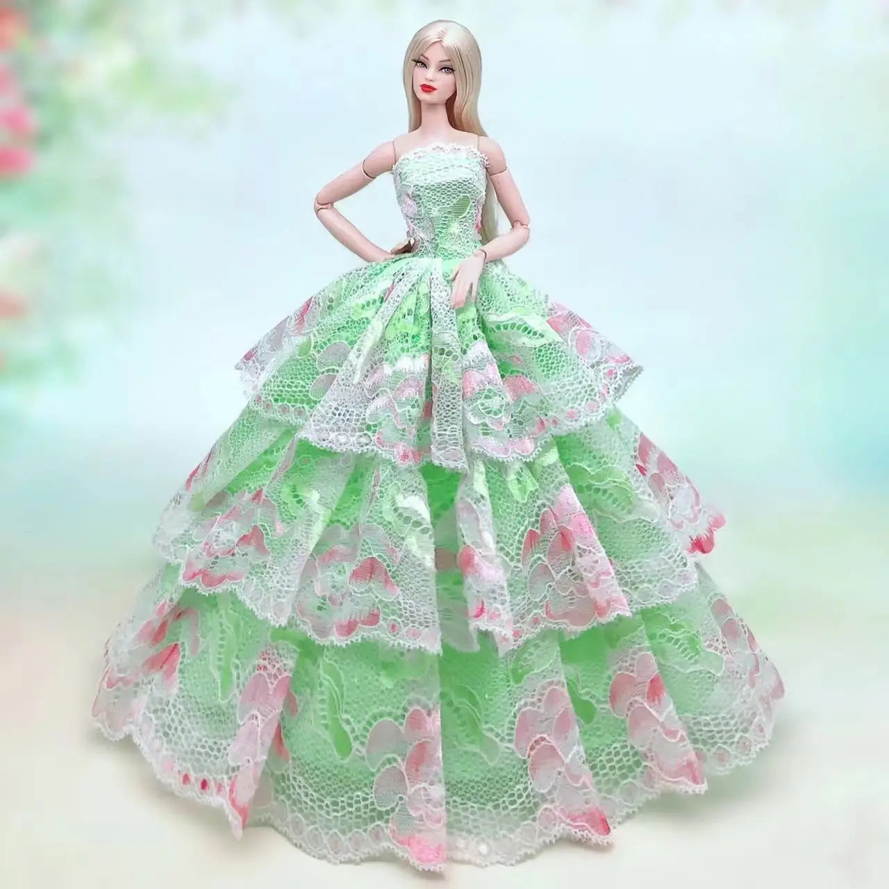 Genuine case for clothes doll barbie dress princess wedding dresses evening dress for barbie doll accessories outfits  Clothing