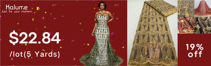 Tela de encaje de tul africano 2024, tela de encaje jacquard dorado con brocado nigeriano satinado para coser vestidos de fiesta de boda, tela para mujer F2078