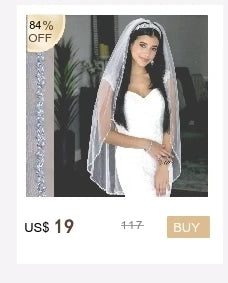 V197 Bead Edge Wedding Veil Rhinestone & Pearl Bridal Veils Beading & Petite Pearls 1 Tier Soft Wedding Dress Accessories