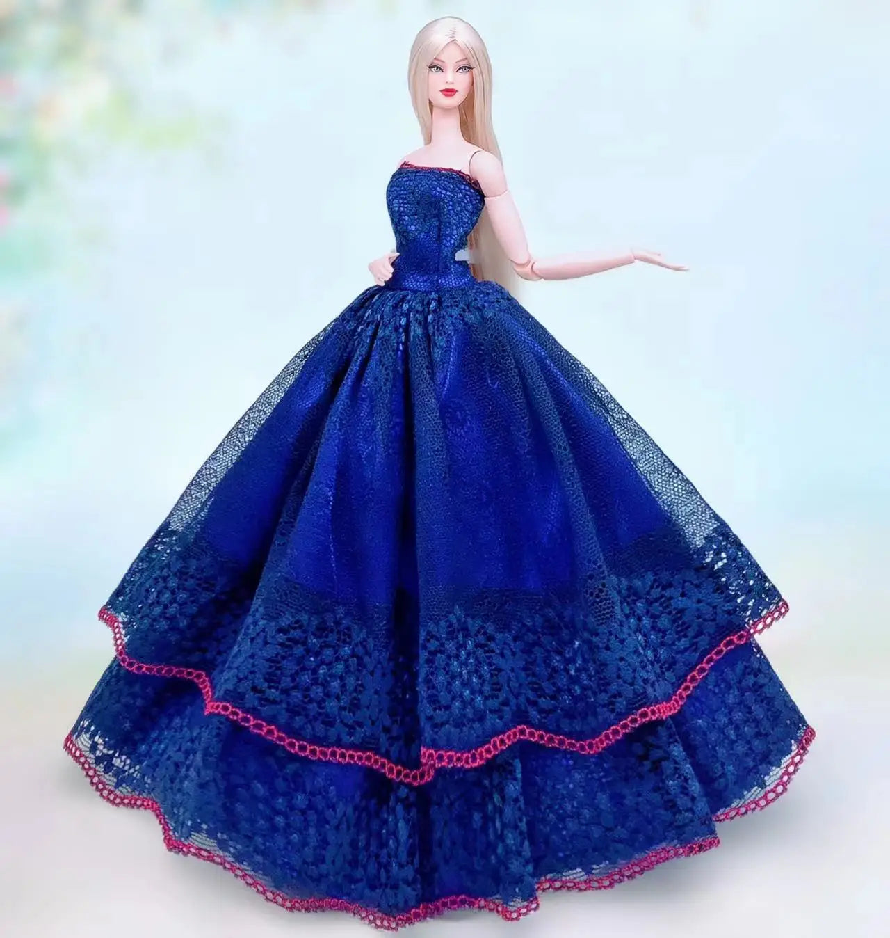 Véritable étui pour vêtements poupée barbie robe princesse robes de mariée robe de soirée pour poupée barbie accessoires tenues Vêtements