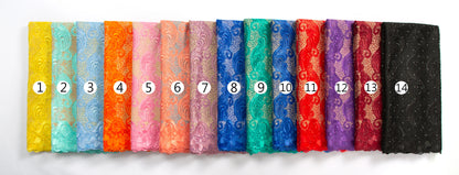 SJD LACE Tela de encaje africano con cristales 2024 Tela de encaje de malla francesa de alta calidad para coser vestidos de fiesta de boda para mujeres A3489