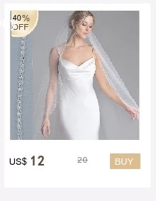 V197 Bead Edge Wedding Veil Rhinestone & Pearl Bridal Veils Beading & Petite Pearls 1 Tier Soft Wedding Dress Accessories