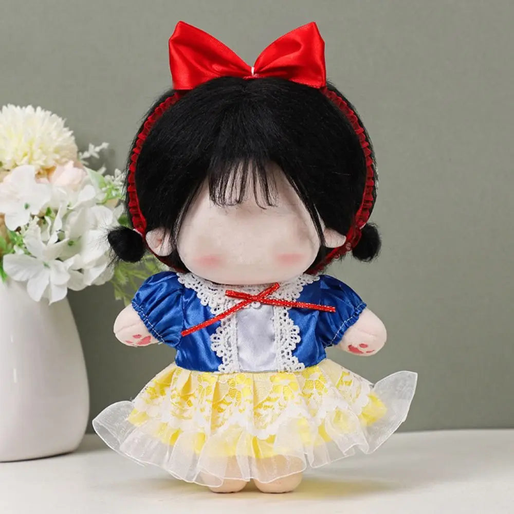 Cute Dress Clothes Jk Uniform for 20cm Cotton Doll Wedding Dress Lolita Dress Up Clothing Skirt Headwear Girl Doll Accessories