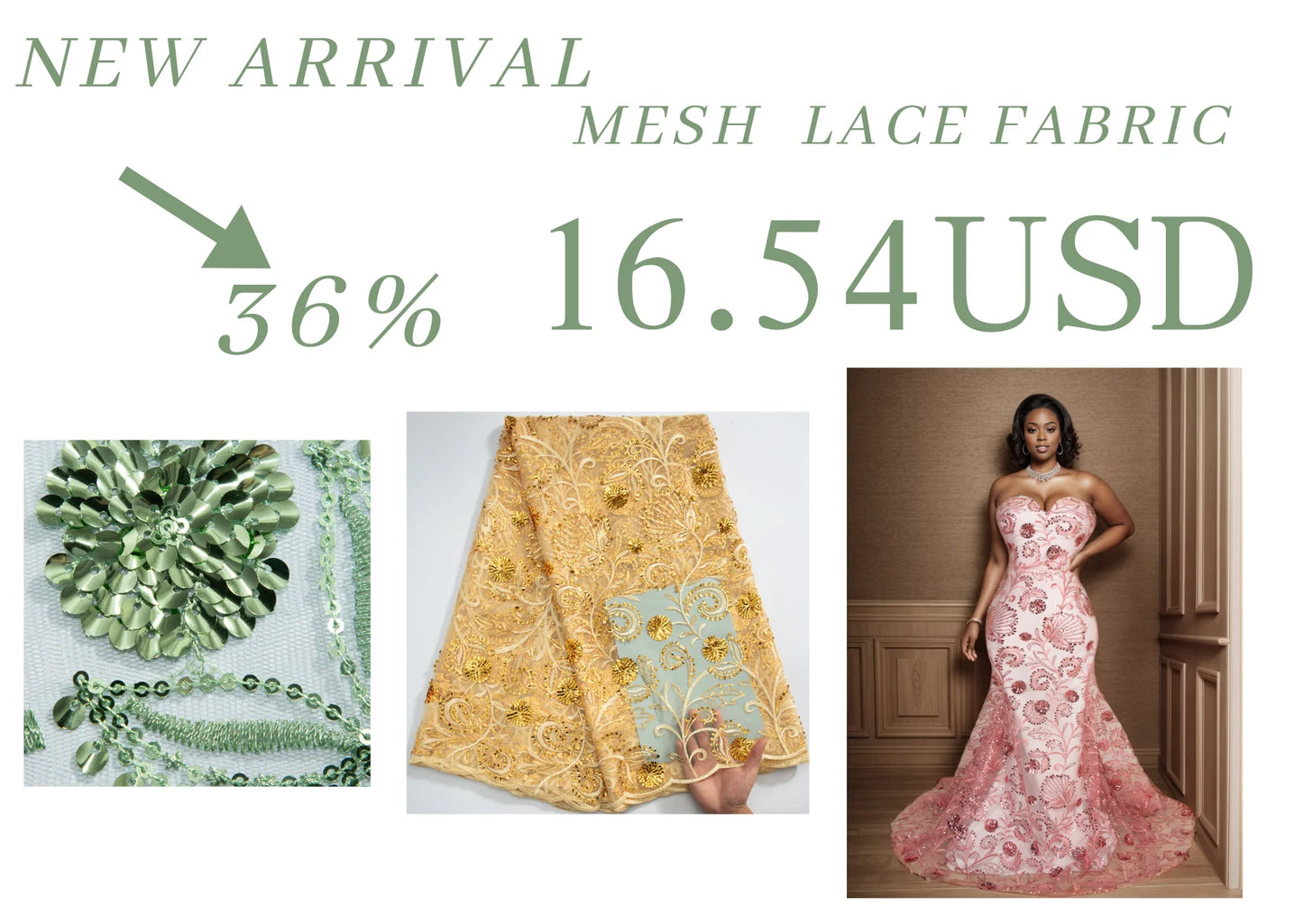 Afriacn Lace Fabric High Quality 2024 Nigeria Tulle Lace Embroidery Mesh Lace Fabric For Women Wedding Party Dresses Sew TY3057