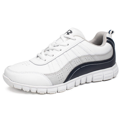 Zapatillas deportivas transpirables de otoño para mujer, zapatos blancos