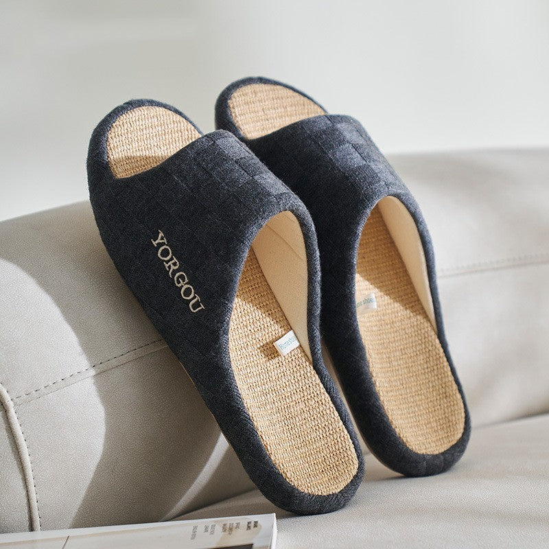 New Yuangang Slippers Linen Slippers Women's Indoor Home