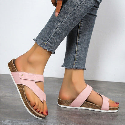 Sandalias planas para mujer, chanclas, zapatillas para exteriores, zapatos casuales de uso diario, zapatos de playa, chanclas