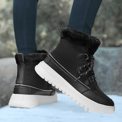 Botas de nieve nuevas de moda para mujer, talla grande