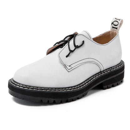 Chaussures coréennes polyvalentes pour femmes Brock Oxford Shoes