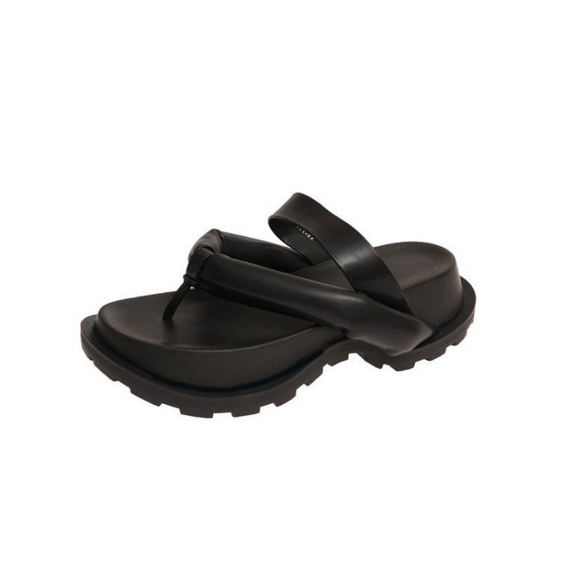 Fashion Sponge Cake Platform Flip-Flops