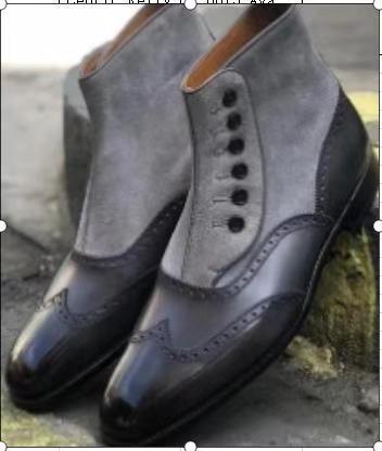 Botas de cuero para hombre Zapatos de cuero