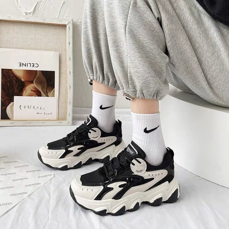 Autumn And Winter New Women's Colorblock Sneakers