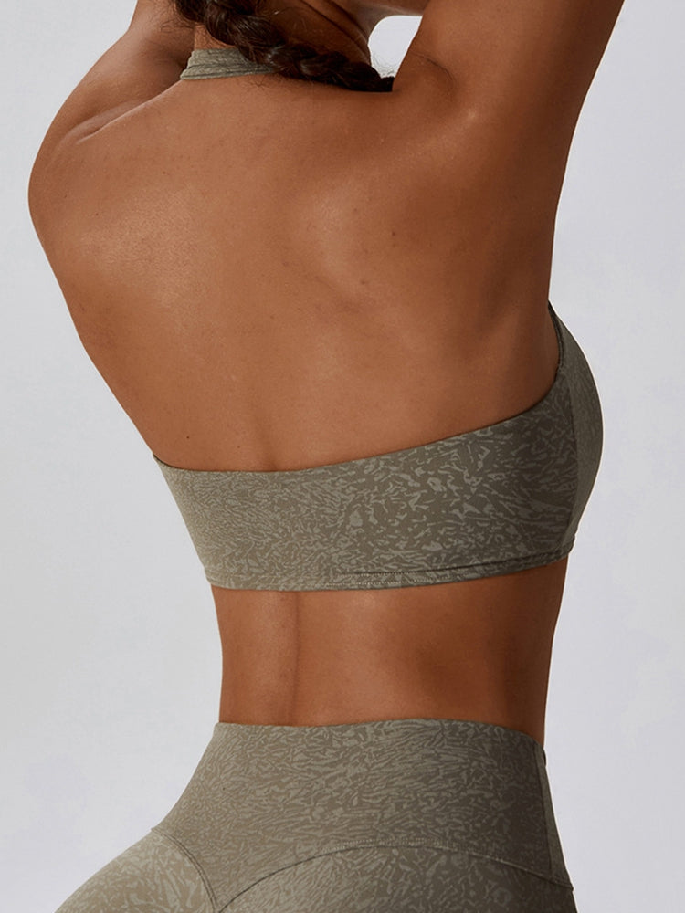 Halter Neck Sports Bra