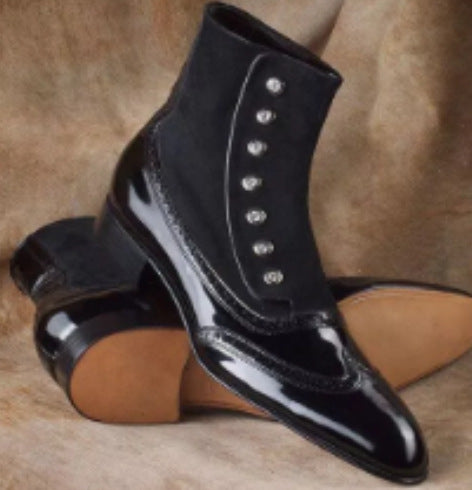 Men's Leather Boots Leather Shoes