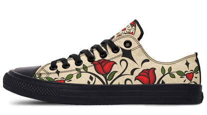 Fashion Print Couple Low-Top Canvas Shoes