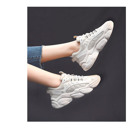 Casual Thick-soled White Sneakers Women Ins Trendy Shoes